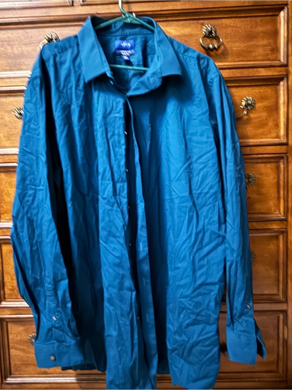 Apt. 9 Teal Blue Men’s Button-Up Shirt